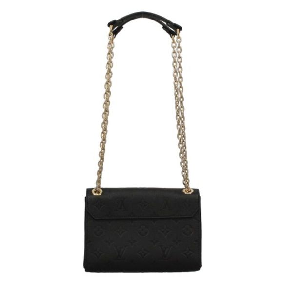 Louis Vuitton Emplant Vavin Black Noir Monogram Empreinte Leather Shoulder Bag - Picture 4 of 8